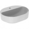 Lavabo VariForm elliptique 500x400mm avec trou pour robinet sans trop plein blanc KT