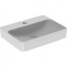 Lavabo VariForm rectangulaire 600x450mm avec trou pour robinet sans trop plein blanc KT