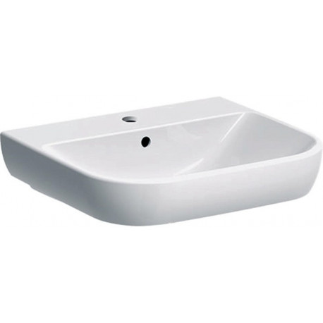 Lavabo Smyle 55x48cm avec trou pour robinetterie. avec trop-plein.