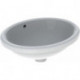 Lavabo sous plan VariForm oval 420x330mm sans trou de robinetterieavec trop plein we