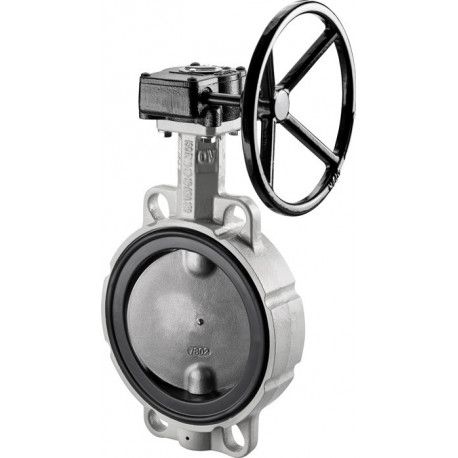 VANNE PAPILLON A REDUCTEUR VOLANT DN 150