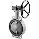 VANNE PAPILLON A REDUCTEUR VOLANT DN 150