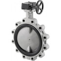 VANNE PAPILLON A REDUCTEUR VOLANT DN150