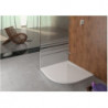 Receveur de douche quart de cercle MUNA avec antidérapant 800 x 800 x 30 mm blanc HOESCH