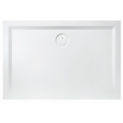 Receveur de douche en fonte minérale MUNA 1200x700x30mm blanc