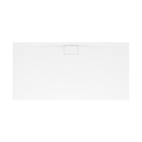 Architectura, Receveurs de douche rectangulaires, 900 x 15 x 17 mm, Rectangulaire, MetalRim Blanc