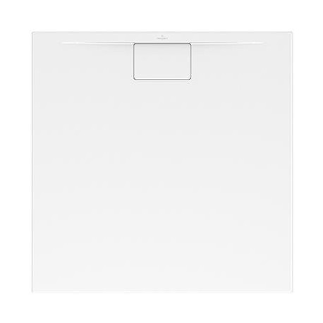 Architectura, Receveurs de douche carrés, 800 x 15 x 15 mm, Carré, MetalRim Blanc