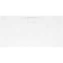 Architectura, Receveurs de douche rectangulaires, 800 x 48 x 15 mm, Rectangulaire, MetalRim Blanc