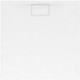 Architectura, Receveurs de douche carrés, 800 x 48 x 15 mm, Carré, incl. antidérapant (VILBOGRIP), MetalRim Blanc