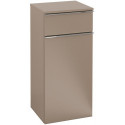 Venticello, Armoires de salle de bains, 404 x 866 x 372 mm, modèle suspendu, En bois Glossy White