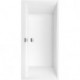 Système Balnéo, Squaro Edge 12, Baignoire, UBQ190SQE2DV, Rectangulaire, Quaryl®, 1900 x 900 mm, blanc, Hydropool Comfort (HC), 