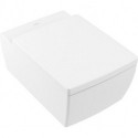 Memento 2.0, WC à cuvette à fond creux, 375 x 560 mm, Rectangulaire, DirectFlush, modèle suspendu, sortie horizontale, En porcelaine sanitaire, Graphite CeramicPlus