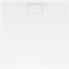 Architectura, Receveurs de douche carrés, 900 x 15 x 17 mm, Carré, MetalRim Stone White