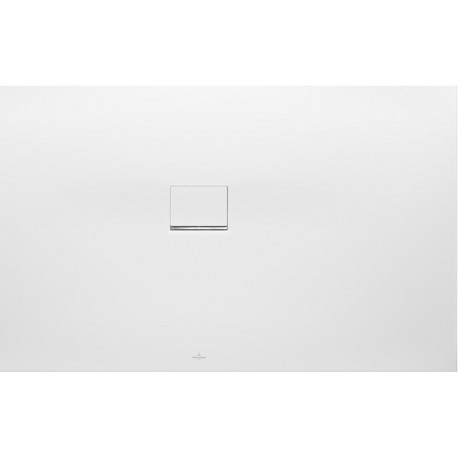 Squaro Infinity, Receveurs de douche rectangulaires, 750 x 40 x 15 mm, Rectangulaire, montage en angle, à gauche contre le mur Stone White