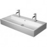 Lavabo Duravit VERO AIRavec plage de robinettrie 2 trous de robinetterie geschl 1000x470mmavec trop plein we