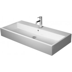 Lavabo Duravit VERO AIRavec plage de robinettrie 2 trous de robinetterie 1000x470mmavec trop plein we