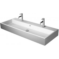 Lavabo Duravit VERO AIRavec plage de robinettrie 2 trous de robinetterie geschl 1200x470mmavec trop plein we