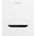 Plaque de déclenchement DURASYSTEM A2 130x150mm Filet, pour urinoirs, zingué blanc