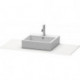 Console Duravit XSQUAREavec découpe 16x800x550mm blanc mat