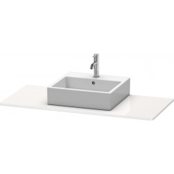 Console Duravit XSQUAREavec découpe 16x800x550mm blanc nordique