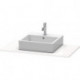 Console Duravit XSQUAREavec découpe 16x1000x550mm blanc nordique
