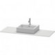 Console Duravit XSQUARE 16x1400x550mmavec découpe milieu blanc sdm