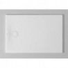 Bac à douche DU Tempano. rectangle 1200x800 mm. blanc