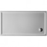 Receveur de douche rectangulaire STARCK SLIMLINEavec antidérapant 1400x800x55mm blanc