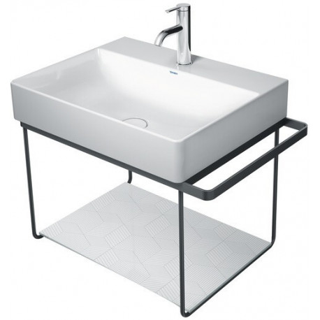 Console métallique wandhängd. DuraSquare à 235350.HH gauche / droite. noir mat