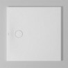 Bac à douche DU Tempano. carré 900x900mm. Blanc. Antidérapant