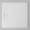 Bac à douche DU Tempano. carré 1200x1200mm. Blanc. Antidérapant