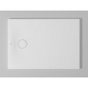 Bac à douche DU Tempano. rectangle 1000x700mm. Blanc. Antidérapant
