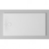 Bac à douche DU Tempano. rectangle 1400x750mm. Blanc. Antidérapant