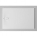 Bac à douche DU Tempano. rectangle 1400x900mm. Blanc. Antidérapant