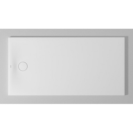 Bac à douche DU Tempano. rectangle 1600x800mm. Blanc. Antidérapant