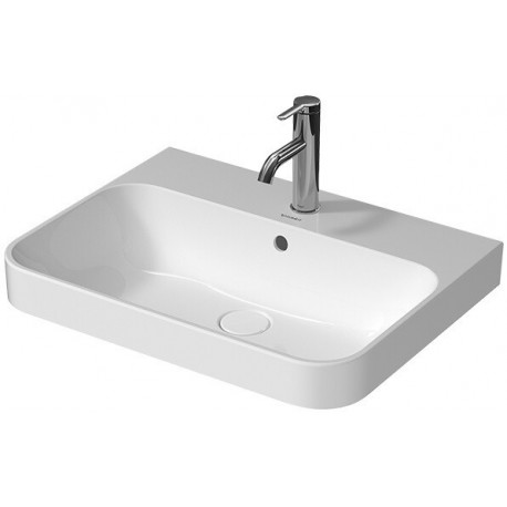 Vasque à poser DU Happy D.2 Plus 600mm Anthracite matt/blanc. avec débordement. . 
