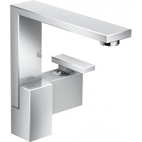 mitigeur lavabo 190, coupe diamant, bonde push-open chroméé