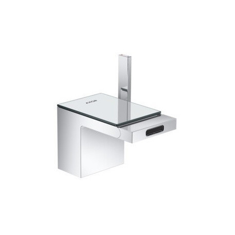 mitigeur bidet, bonde push-open chromée/miroir