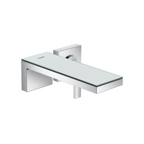 mitigeur lavabo encastré, bonde à écoulement libre chromée/miroir