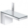 mitigeur lavabo 70, bonde push-open chromée/miroir