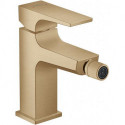 mitigeur bidet poignée manette, bonde Push-Open bronze brossé