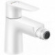 mitigeur bidet,avec tirette et vidage blanc mat