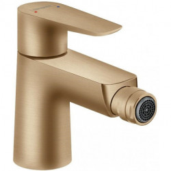 mitigeur bidet,avec tirette et vidage bronze brossé