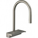 mitigeur cuisine 170,avec douchette extractible 3 jets, sBox aspect acier inox