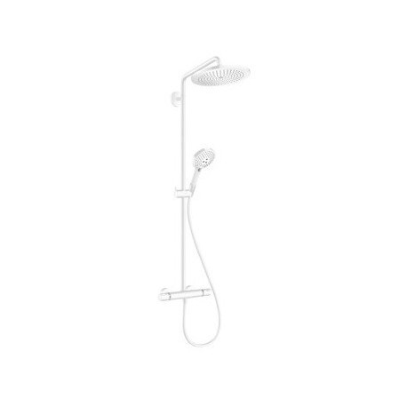 Showerpipe 280 1jet EcoSmart 9l/minavec mitigeur thermostatique blc mat