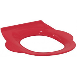 Anneau WC enfant CONTOUR 21 Ecoles pour enfants de 3 à 7 ans rouge IDEAL STANDARD