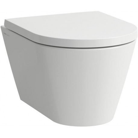 WC suspendu KARTELL COMPACT sans bride, vasque blanc LCC LAUFEN