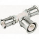 Pièce en T de presse réduite, en PPSU 32 x 25 x 32 mm MULTITUBO