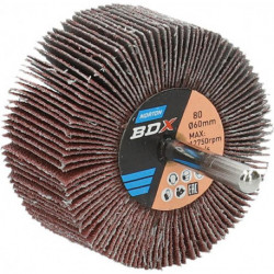 Disque à lamelle sur tige R207Plus 60x30x6 P80 (Par 10)