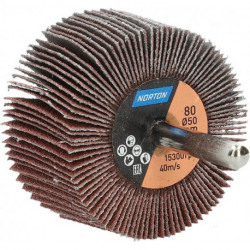 Disque à lamelle sur tige R207Plus 50x30x6 P80 (Par 10)